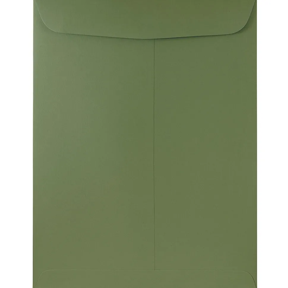 JAM Paper 9 x 12 Open End Catalog Envelopes, Olive Green, 25/Pack (31287534)