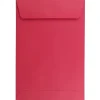 JAM Paper 6 x 9 Open End Catalog Colored Envelopes, Red Recycled, 25/Pack (v0128139a)