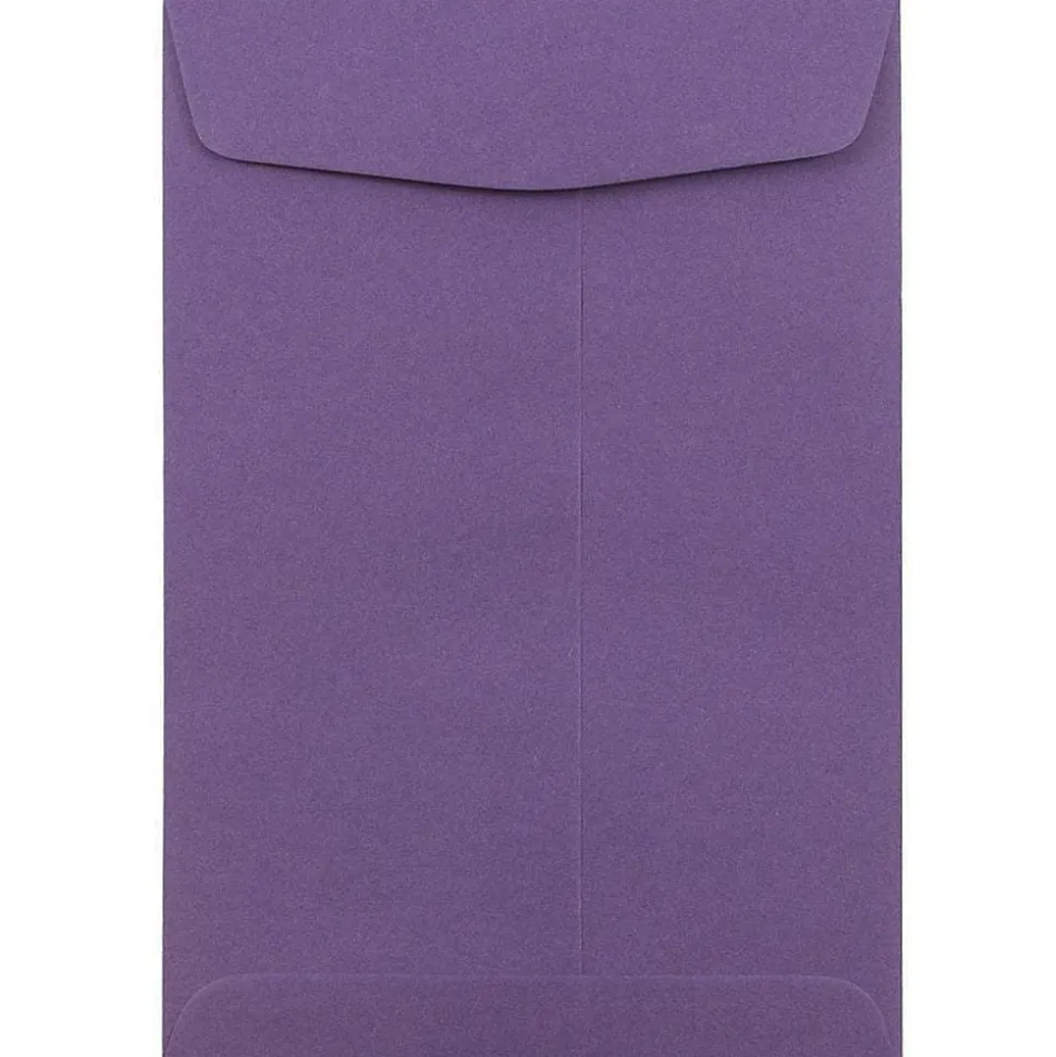 JAM Paper 6 x 9 Open End Catalog Envelopes, Dark Purple, 25/Pack (1287033)