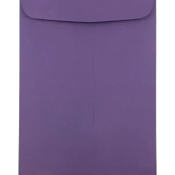 JAM Paper 9 x 12 Open End Catalog Envelopes, Dark Purple, 25/Pack (51287430)