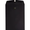 JAM Paper 9 x 12 Open End Catalog Envelopes with Clasp Closure, Black, 100/Pack (73854)