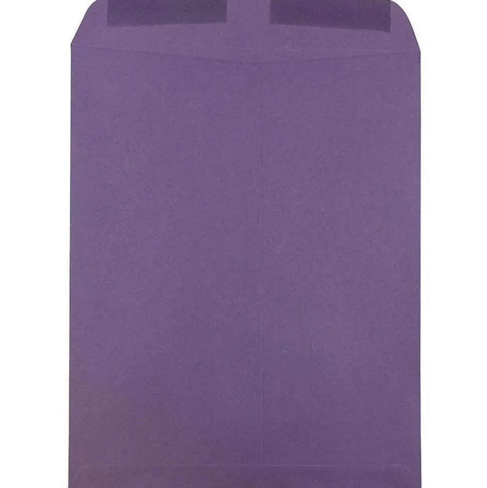 JAM Paper 10" x 13" Open End Catalog Envelopes, Dark Purple, 10/Pack (1287032C)