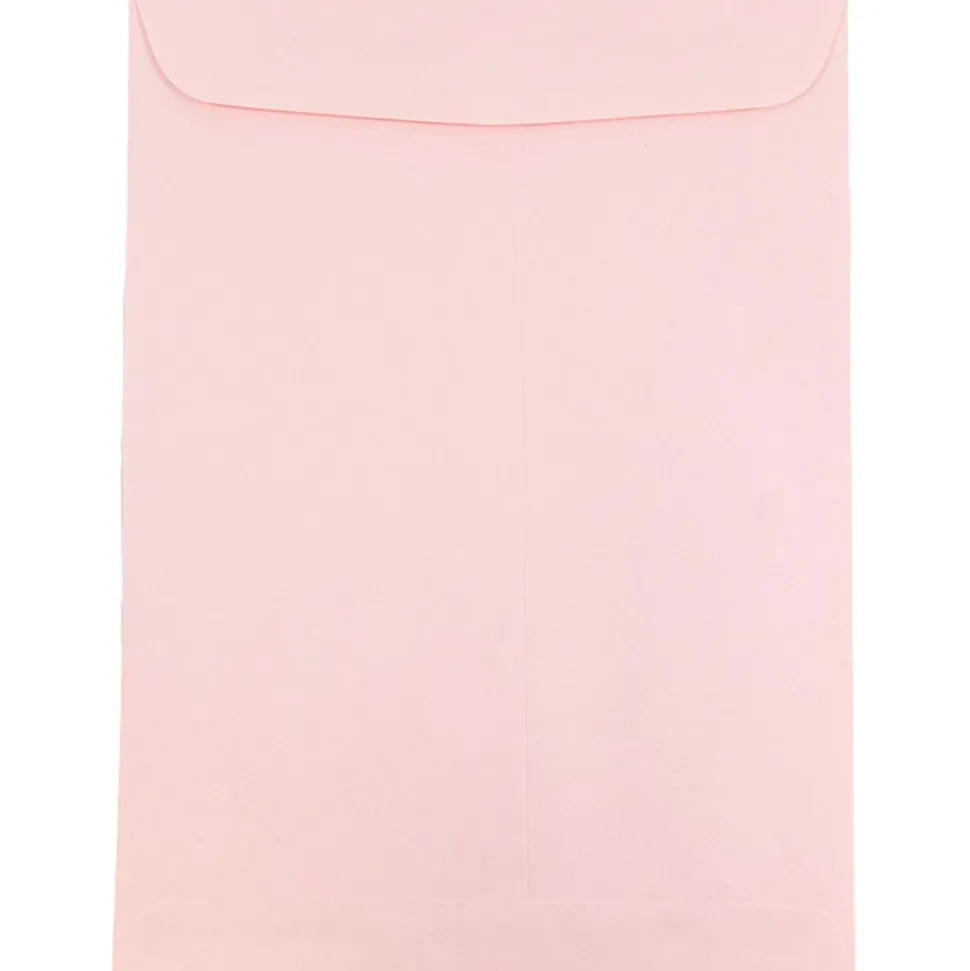 JAM Paper 6" x 9" Open End Catalog Envelopes, Baby Pink, 10/Pack (51285797B)