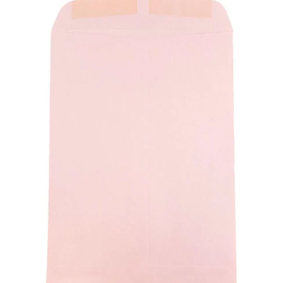 JAM Paper 6" x 9" Open End Catalog Envelopes, Baby Pink, 10/Pack (51285797B)