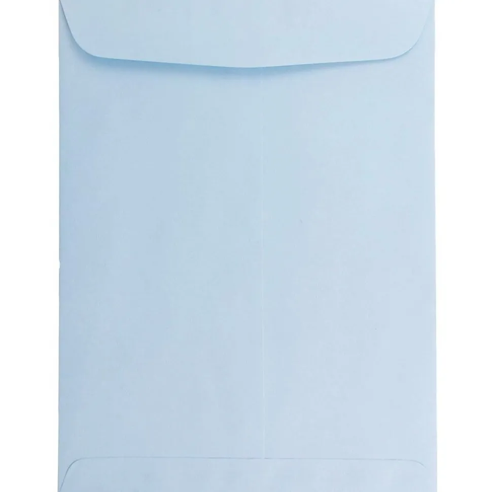 JAM Paper 6" x 9" Open End Catalog Envelopes, Baby Blue, 10/Pack (1285578B)