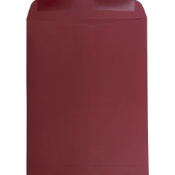 JAM Paper 10" x 13" Open End Catalog Envelopes, Dark Red, 10/Pack (31287541B)