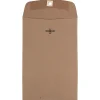 JAM Paper 6" x 9" Open End Catalog Envelopes with Clasp Closure, Brown Kraft Paper Bag, 10/Pack (563120844D)