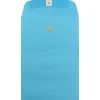 JAM Paper 6" x 9" Open End Catalog Colored Envelopes with Clasp Closure, Blue Recycled, 10/Pack (V0128123B)