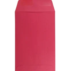 JAM Paper 6" x 9" Open End Catalog Colored Envelopes, Red Recycled, 10/Pack (V0128139B)