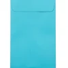 JAM Paper 6 x 9 Open End Envelopes, Pool Blue, 500 Pack (1644-102-500)
