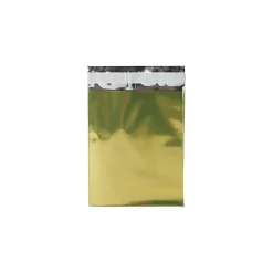 JAM Paper 6.25 x 7.875 Open End Foil Envelopes with Self-Adhesive Closure, Gold, 25/Pack (1323273)