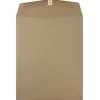 JAM Paper 10 x 13 Open End Kraft Catalog Envelopes with Clasp Closure, Brown Kraft Paper Bag, 50/Pack (563120854i)