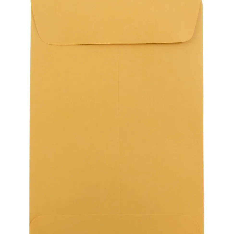 JAM Paper 5.5 x 7.5 Open End Kraft Catalog Envelopes, Brown Kraft Manila, 50/Pack (4101i)