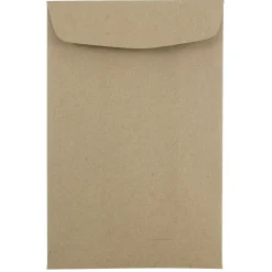 JAM Paper 6 x 9 Open End Kraft Catalog Envelopes, Brown Kraft Paper Bag, 50/Pack (51286524i)