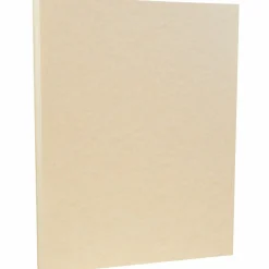 JAM PAPER 8.5" x 11" Parchment Cardstock, 65lb, Natural, 100/pack (171116G)
