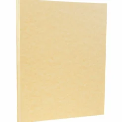 JAM PAPER 8.5" x 11" Parchment Cardstock, 65lb, Antique Gold, 100/pack (27179G)