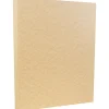 JAM PAPER 8.5" x 11" Parchment Cardstock, 65lb, Brown, 100/pack (96700100G)