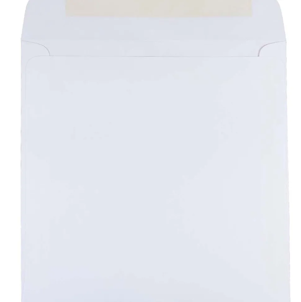 JAM Paper 8.5 x 8.5 Square Invitation Envelopes, White, 25/Pack (4231)