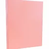 JAM PAPER 8.5" x 11" Vellum Bristol Cardstock, 67lb, Pink, 100/pack (169831G)