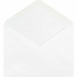 JAM Paper A2 Booklet Envelope 4 3/8" x 5 3/4", White, 100/Pack (4023206d)
