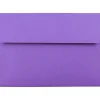 JAM Paper A7 Colored Invitation Envelopes, 5 1/4" x 7 1/4", Violet Purple Recycled, 50/Pack (80278I)