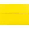 JAM Paper A7 Colored Invitation Envelopes, 5.25 x 7.25, Yellow Recycled, 50/Pack (96326I)