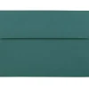 JAM Paper A7 Invitation Envelopes, 5.25 x 7.25, Teal, 25/Pack (21517152)