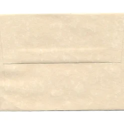 JAM Paper A2 Parchment Invitation Envelopes, 4.375 x 5.75, Natural Recycled, 50/Pack (34777I)