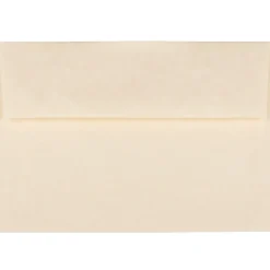 JAM Paper A7 Parchment Invitation Envelopes, 5.25 x 7.25, Natural Recycled, 25/Pack (35394)