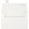 JAM Paper A4 Self Seal Booklet Envelope 4 1/4" x 6 1/4", Natural White, 50/Pack (4872-SN-50)