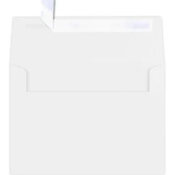 JAM Paper A7 Self Seal Invitation Envelopes, 5 1/4" x 7 1/4", Bright White, 25/Pack (FE4580-05-25)