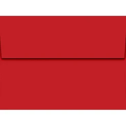 JAM Paper A7 Self Seal Invitation Envelopes, 5 1/4" x 7 1/4", Ruby Red, 50/Pack (4980-204-50)