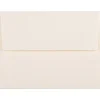 JAM Paper A2 Strathmore Invitation Envelopes, 4.375 x 5.75, Natural White Linen, 50/Pack (99761I)