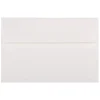 JAM Paper A9 Strathmore Invitation Envelopes, 5.75 x 8.75, Bright White Wove, 25/Pack (31911140)