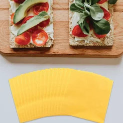 JAM Paper Beverage Napkin, 2-ply, Yellow, 50 Napkins/Pack (255621944)