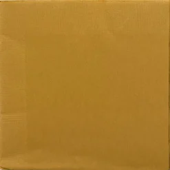 JAM Paper Beverage Napkin, 2-ply, Gold, 50 Napkins/Pack (356028327)