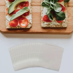 JAM Paper Beverage Napkin, 2-ply, Silver, 50 Napkins/Pack (255628826)