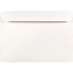 JAM PAPER Booklet Commercial Envelopes, 7 1/2" x 10 1/2", White, 50/Pack (4246H)