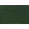 JAM Paper Booklet Envelope, 6" x 9", Dark Green, 50/Pack (263917092I)