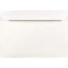 JAM Paper Booklet Envelope 6 1/2" x 9 1/2", White, 100/Pack (4241d)