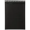 JAM Paper® Bubble Lite Padded Mailers, 9 x 12, Black Kraft, 25/Pack (kp9x12bl)
