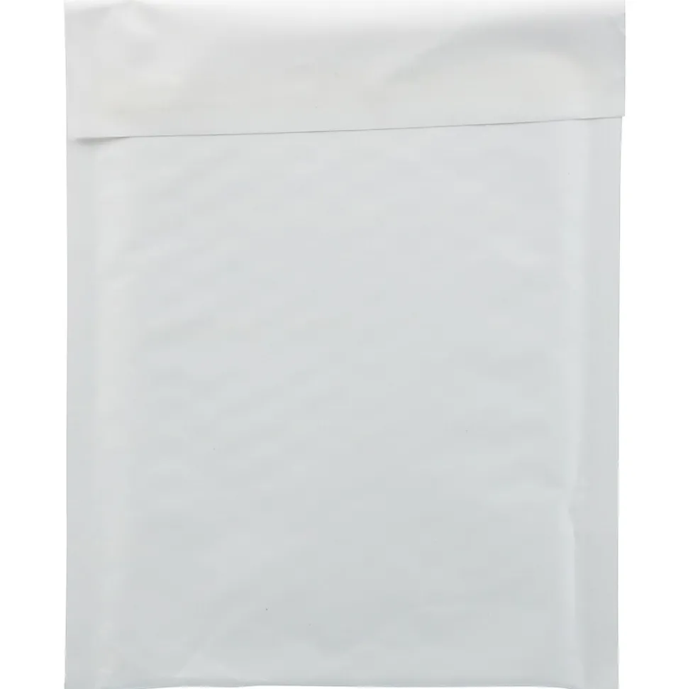 JAM Paper Bubble Lite Padded Mailers, Size #0, 6" x 8 1/2", White Kraft, 25/Pack (2812719)