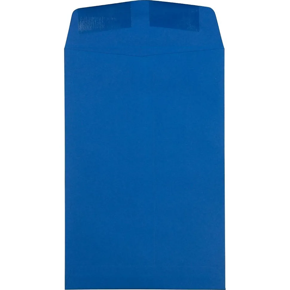 JAM Paper Catalog Envelope 6" x 9", Presidential Blue, 50/Pack (363913003FI)