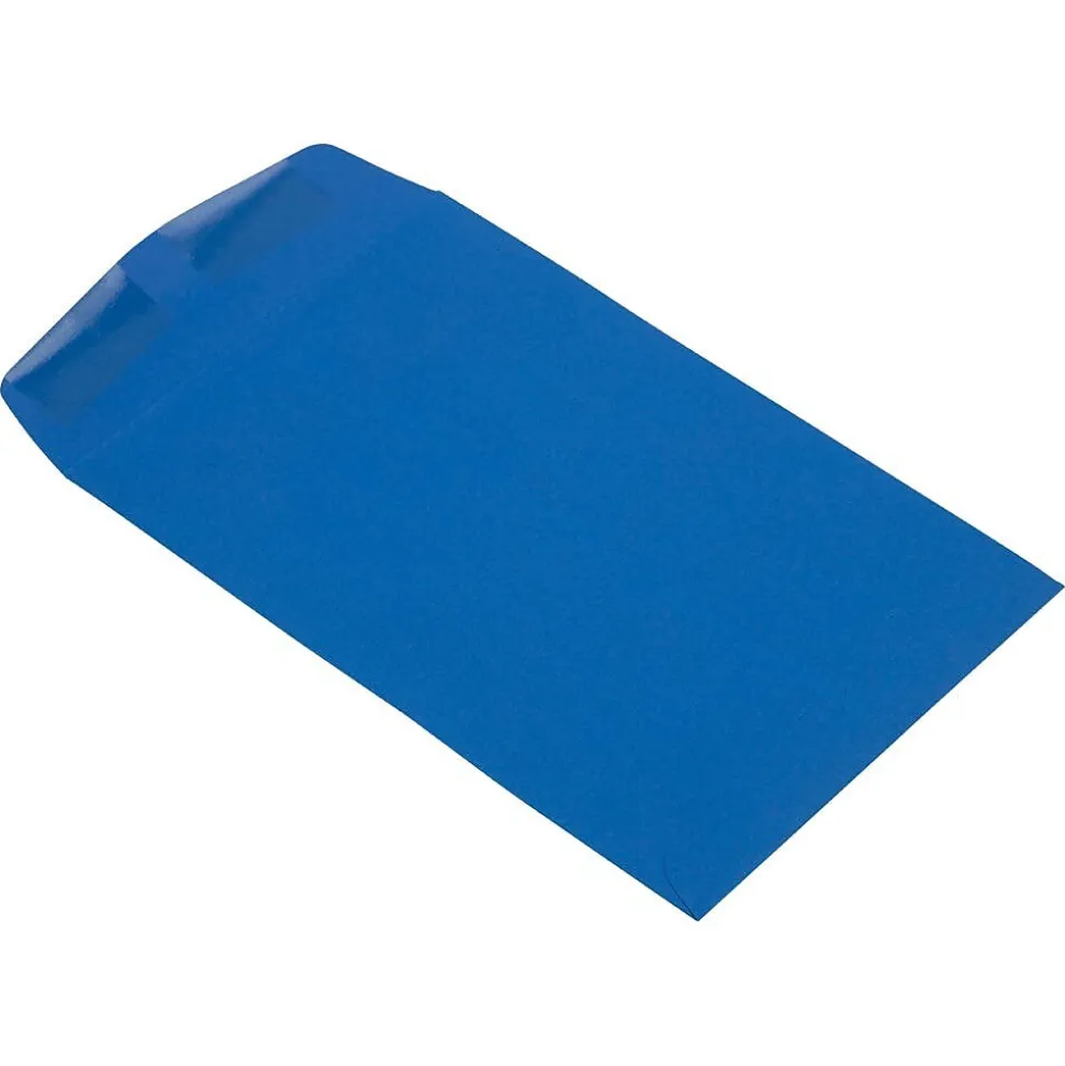 JAM Paper Catalog Envelope 6" x 9", Presidential Blue, 50/Pack (363913003FI)