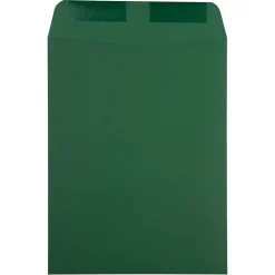 JAM Paper Catalog Envelope 9" x 12", Dark Green, 50/Pack (31287529i)