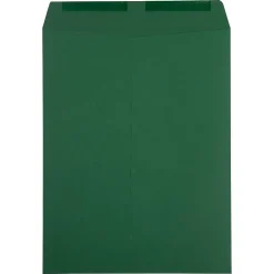 JAM Paper Catalog Envelope 10" x 13", Dark Green, 25/Pack (31287538)