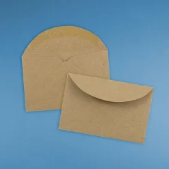 JAM Paper 3Drug Mini Recycled Kraft Envelopes, 2.3125 x 3.625, Brown Kraft Paper Bag, 100/Pack (5207691A)
