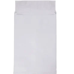 JAM Paper Expandable Open End Catalog Envelopes with Peel & Seal Closure, 9 x 12 x 1, White, 250/Box (376634176b)