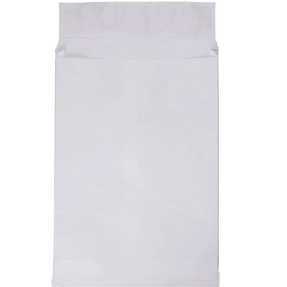 JAM Paper Expandable Open End Catalog Envelopes with Peel & Seal Closure, 9 x 12 x 1, White, 250/Box (376634176b)