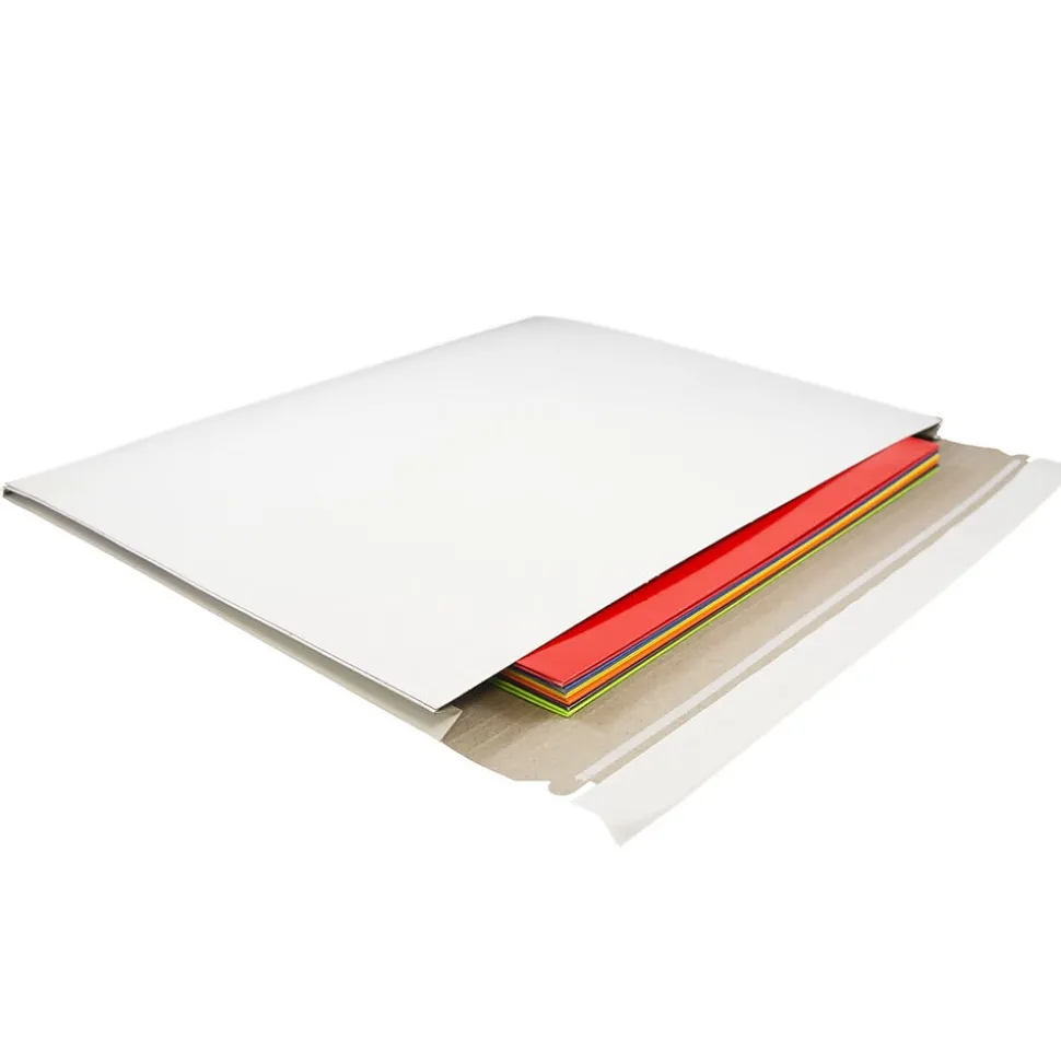 JAM Paper® Expandable Photo Mailer Envelopes with Self-Adhesive Closure, 15 x 12.5 x 1, White, Sold Individually (38906707)